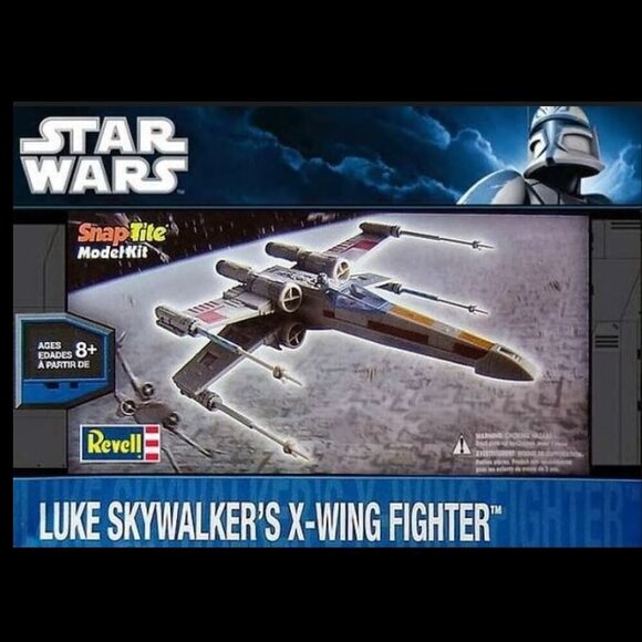NIB! Revell Star Wars Luke Skywalker's "X-WING FIGHTER" Snap Tite Model Kit - Picture 1 of 5